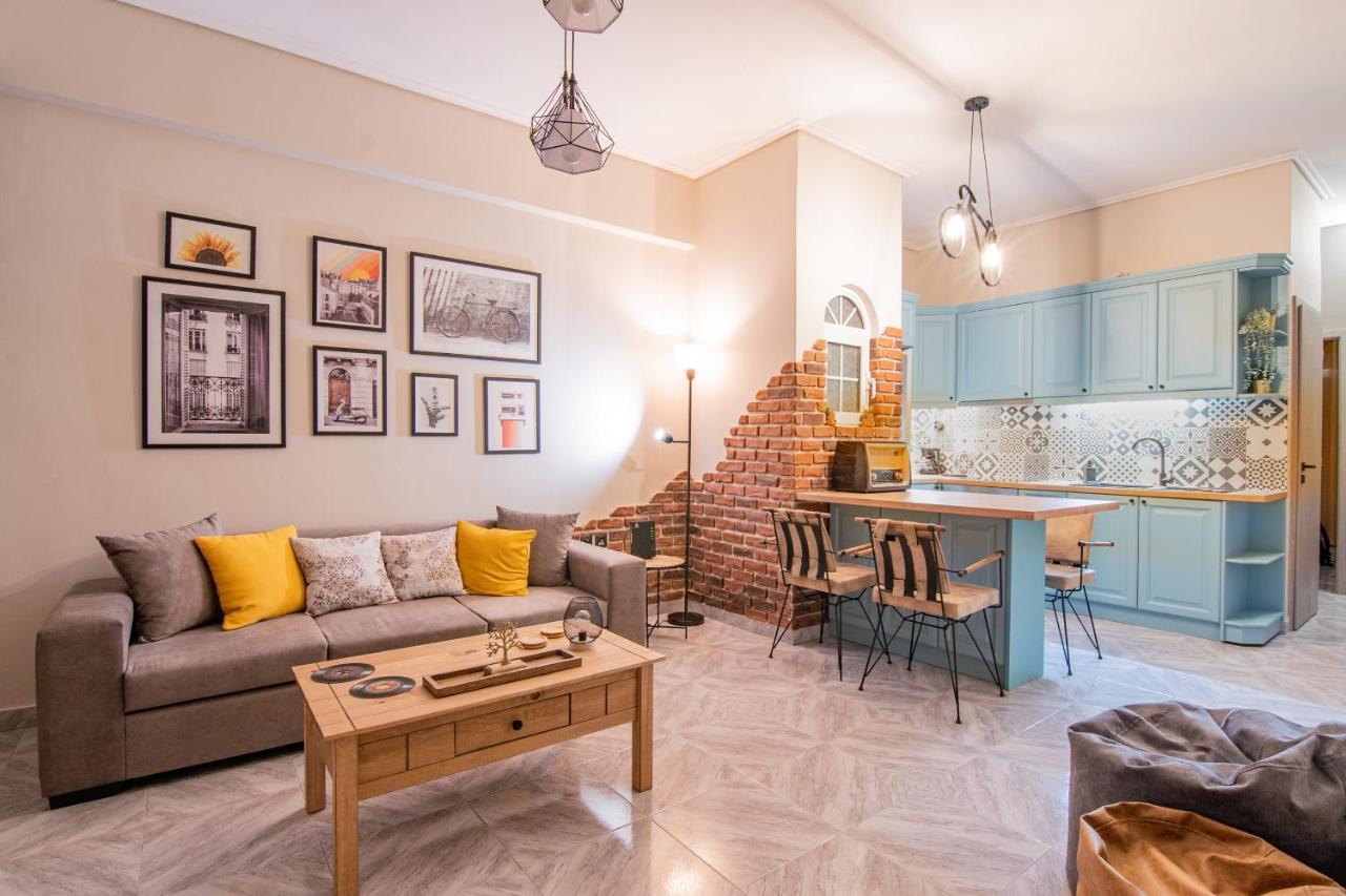 Vintage Apartment In Athens-Zografou Exteriör bild