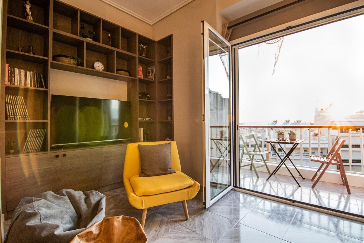 Vintage Apartment In Athens-Zografou Exteriör bild