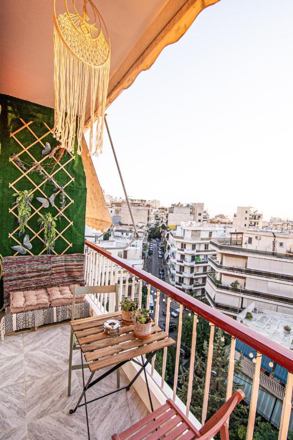 Vintage Apartment In Athens-Zografou Exteriör bild
